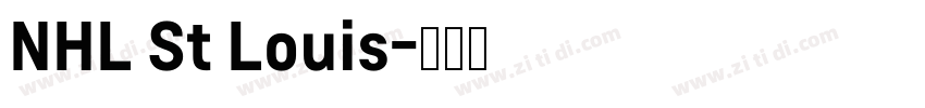 NHL St Louis字体转换